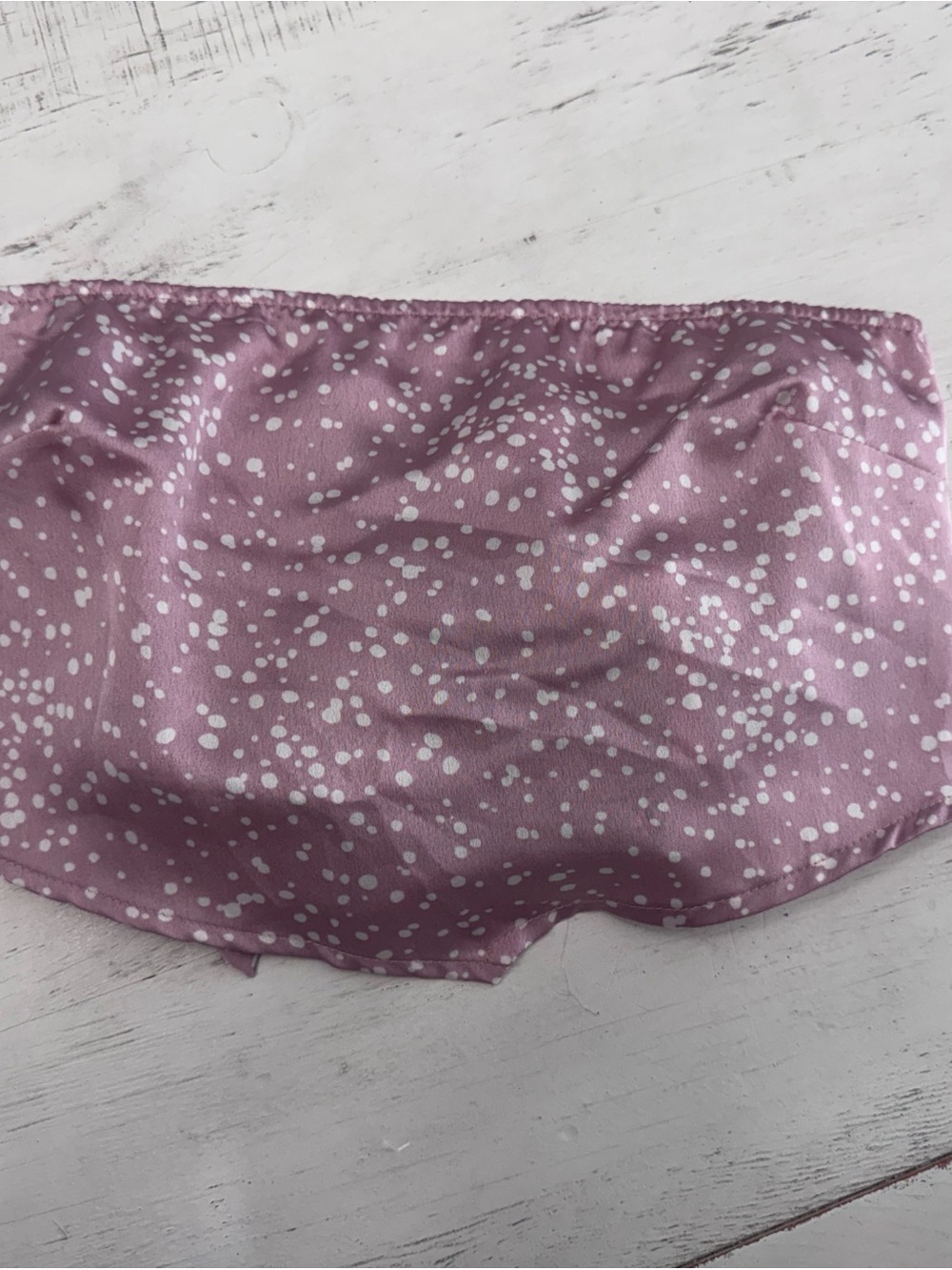Le Lis Collection Pink Multi Smocked Tie-Back Bandeau Top Size M NWT
